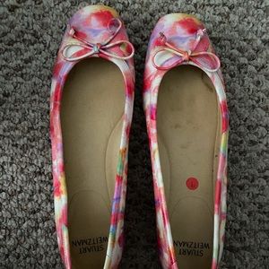 Funky floral flats